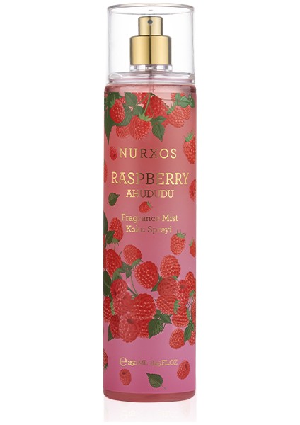 9075 Raspberry Ahududu 250 ML Kadın Erkek Koku Koku Vücut Spreyi 8681124690753