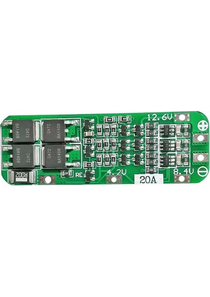 3 S 20A Li-Ion Lityum Pil 18650 Şarj Cihazı Bms Koruma Levhası Matkap Motoru Için 12.6 V Lipo Hücre Modülü 64X20X3.4MM (Yurt Dışından) fırsatları