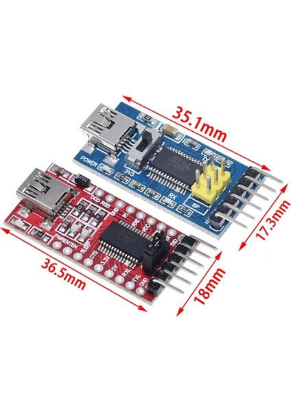 Yüksek Kaliteli FT232RL Ftdı USB 3.3 V 5.5 V Ttl Seri Adaptör Modülü Arduino Için FT232 Pro Mini USB Ttl 232 (Yurt Dışından)