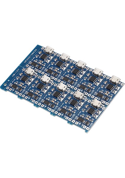 10 Adet 5V Mini USB 1A 18650 TP4056 Lityum Pil Şarj Kartı Korumalı Şarj Modülü (Yurt Dışından)