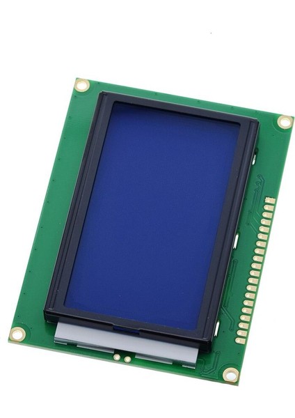 128*64 Nokta LCD Modülü 5 V Mavi Ekran 12864 LCD Arkadan Aydınlatmalı ST7920 Paralel Port LCD12864 Arduino Için (Yurt Dışından)