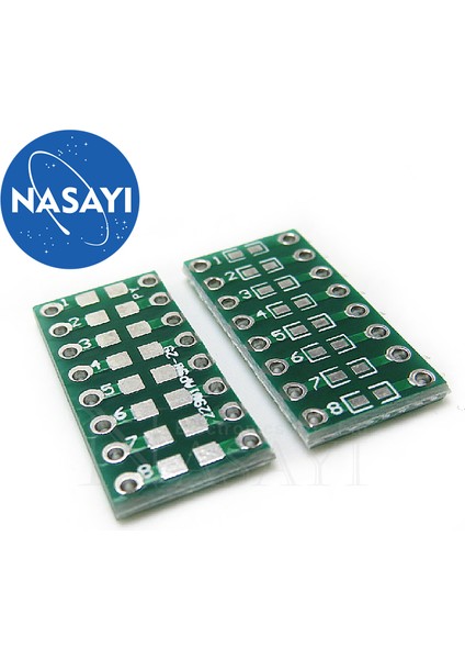10 Adet Smd Düz Fiş 0805 0603 0402 Smt Dıp Kapasitör Direnci LED Smt Adaptör Panosu (Yurt Dışından)
