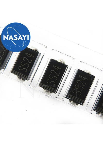 10PCS SR240 Serigrafi: SS24 2A/40V DO-214AC Smd Schottky Diyot Serigrafi Baskı (Yurt Dışından)