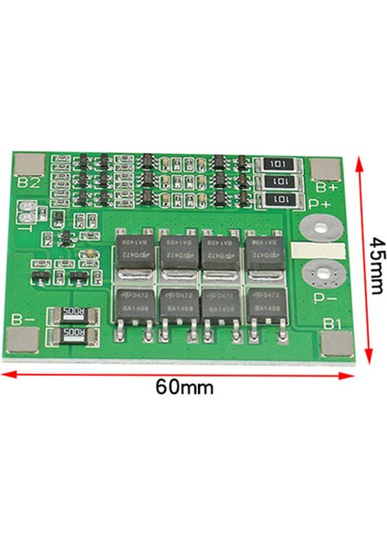 3s 11.1V 12.6V 25A W/denge 18650 Li-Ion Lityum Piller Koruma Kartı (Yurt Dışından)