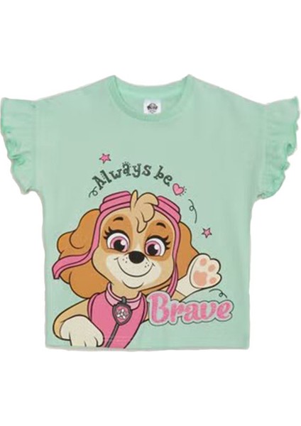 Paw Patrol Brave Kız Çocuk Tshirt