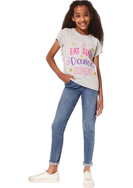 Kız Çocuk Baskılı Tshirt