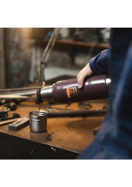 Milestones Termos 1 Lt [1940 Özel Seri] Bordo indirimleri