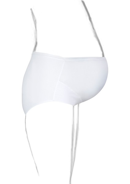 3'lü Kadın Beyaz Modal Geniş Hamile Külot Nefes Alabilir Yumuşak Kumaş ile Konforlu Kullanım modelleri