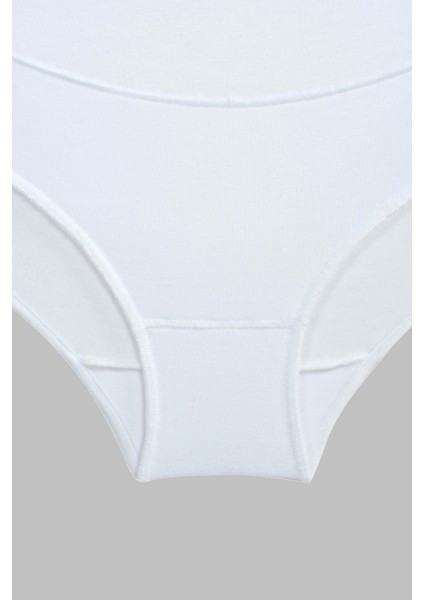 3'lü Kadın Beyaz Modal Geniş Hamile Külot Nefes Alabilir Yumuşak Kumaş ile Konforlu Kullanım