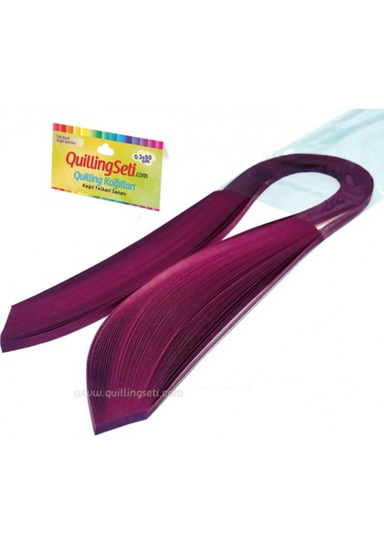 Quillingseti 5mm Menekşe Renk Quilling Kağıdı - 100'LÜ fırsatları