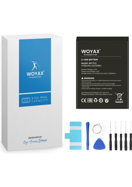 by Deji Reeder P13 Blue Plus 2022 Uyumlu Mucize Batarya / Lı446586jly