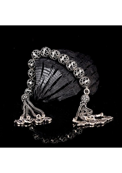 Tamamı 925 Ayar Gümüş Zaza Model Tesbih CS7411467 fiyatları