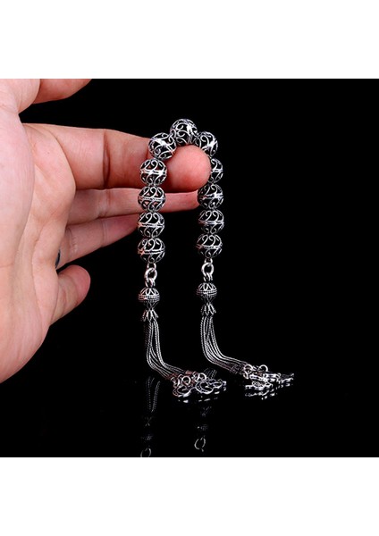 Tamamı 925 Ayar Gümüş Zaza Model Tesbih CS7411467 modelleri