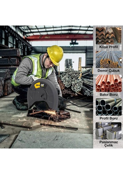 DA10126 350MM Universal Metal Profil Kesme Taşı