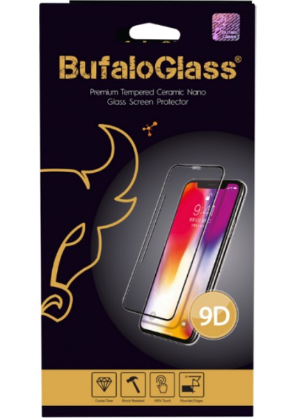 BufaloGlass iPhone 13 Güçlendirilmiş NanoSeramik Ekran Koruyucu