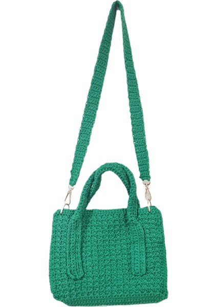 El Örgüsü Omuz ve El Askılı Astarlı Günlük Çanta fiyatları