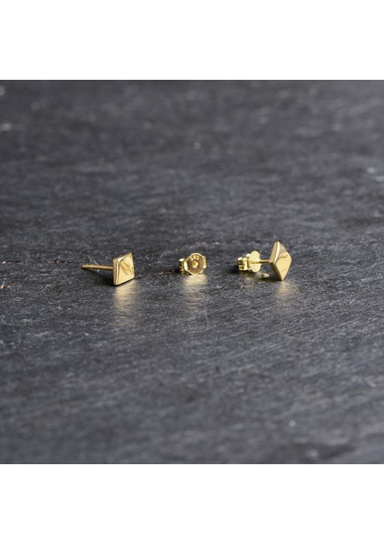 14 Ayar Altın Sade Baklava Küpe fiyatları