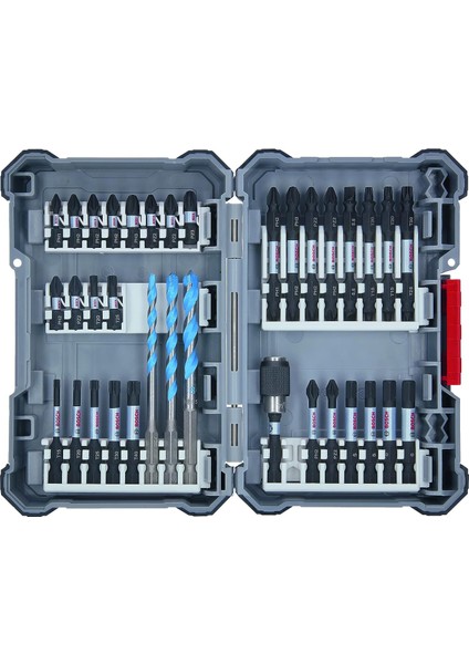Professional 35 Adet Multiconstruction Matkap Ucu ve Darbe Kontrollü Tornavida Ucu Seti