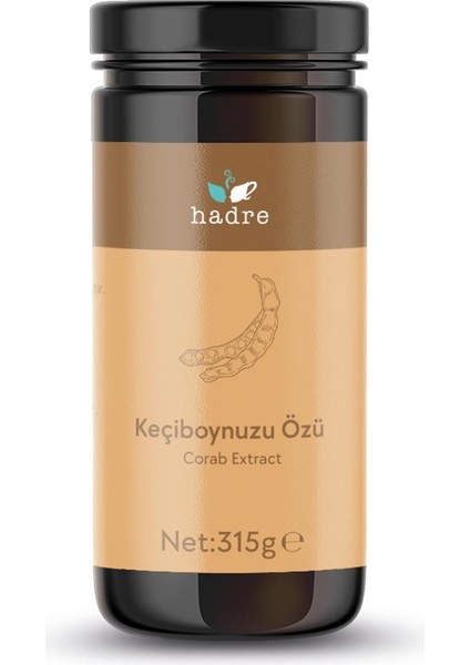 Soğuk Sıkım Keçiboynuzu Özü (Carob Extract) 315g