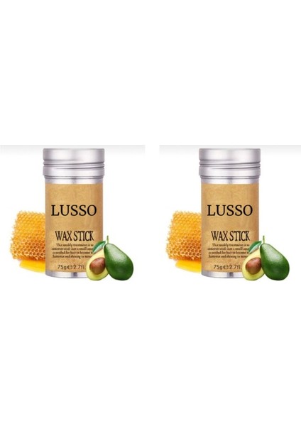 Lusso Cosmetics Hair Wax Stick - Saç Sabitleyici 75 ml x 2 Adet