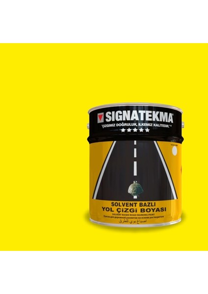 Constance | Mma Esaslı Akrilik Yol Çizgi Boyası - Sarı - 25 Kg