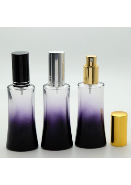 Boş Parfüm Şişesi 100 ml (5 Adet) Sqrı Kapak Metal Valf Eyfel Boş Şişe