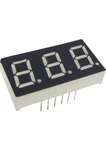 0.56 Inç 3 Basamaklı Kırmızı Katot 7 Segment Gösterge - 5 Adet fiyatları