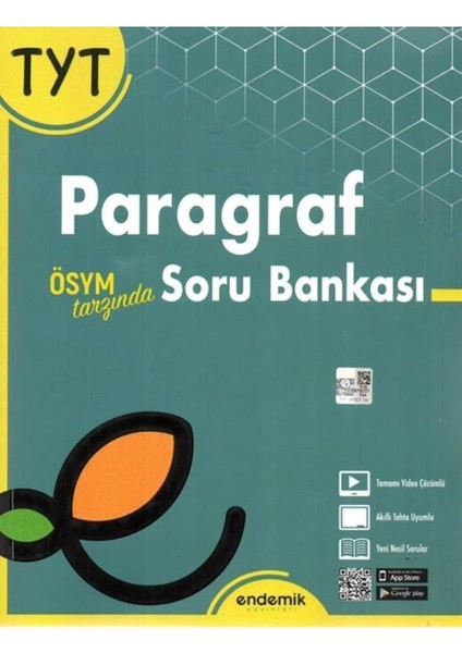Endemik 2022 Tyt Paragraf Soru Bankası