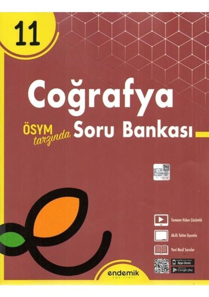 11.sınıf Coğrafya Soru Bankası