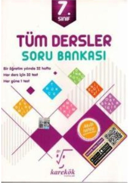 7. Sınıf Çözümlü Tek Kitap Tüm Dersler Soru Bankası