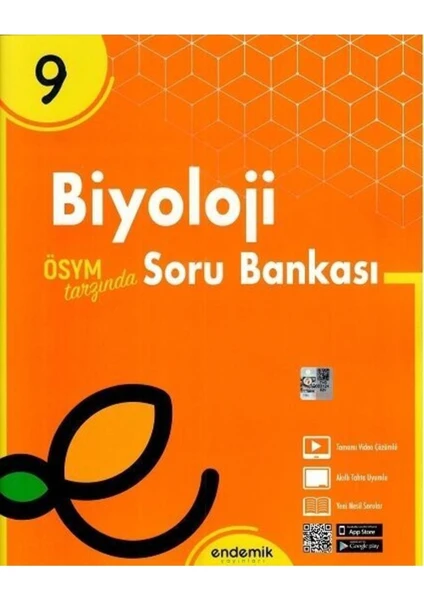 Endemik Yayınları 9.Sınıf Biyoloji Soru Bankası