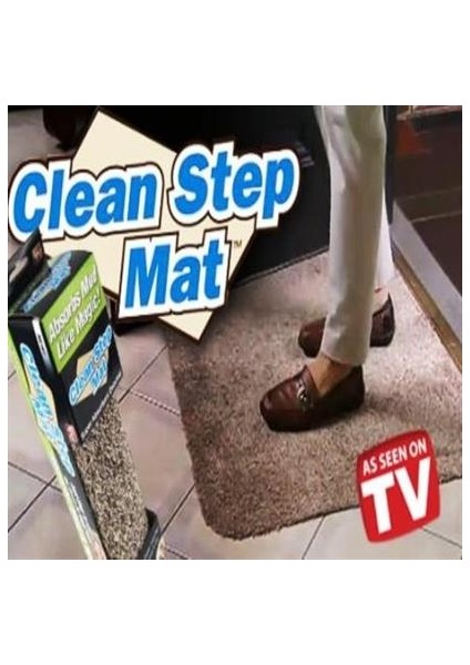 Clean Step Mat Yıkanabilir Mikrofiber Kir Toz Emici Iç-Dış Ortam Paspas