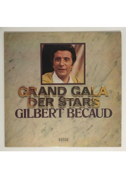 Gilbert Becaud Grand Gala Der Stars Lp Plak (Orjinal 1976 Alman Baskı)