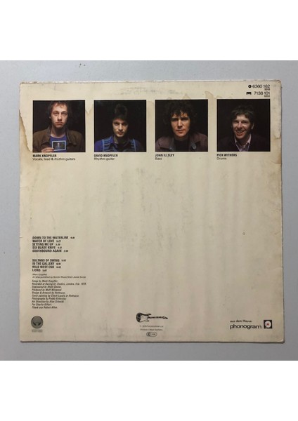 Dire Straits Lp Plak ( Orjinal Dönem 1978 Alman Baskı 2.el)