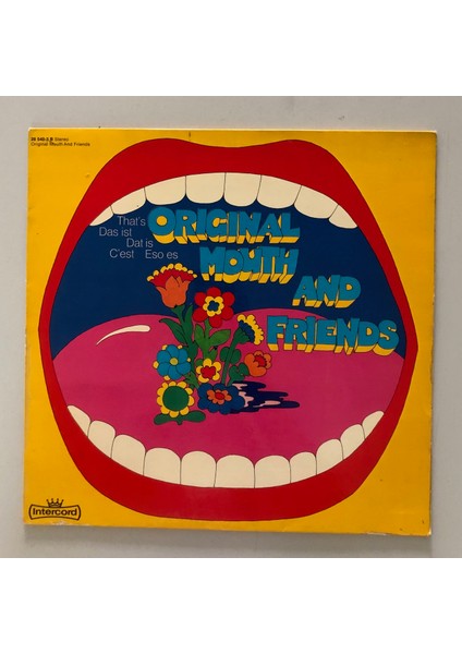 Original Mouth And Friends Lp Plak ( Orjinal Dönem 1973 Alman Baskı 2.el)