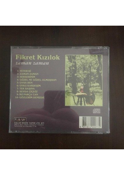 Fikret Kızılok Zaman Zaman CD (Orjinal Dönem Baskı)