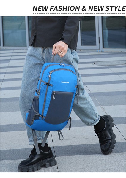 Yeni Katlanır Çanta Çok Fonksiyonlu Açık Hafif Dağcılık Çantası Katlanır Omaralar Çanta Seyahat Su Önleyen Günü Sırt Çantası (Yurt Dışından) fırsatları