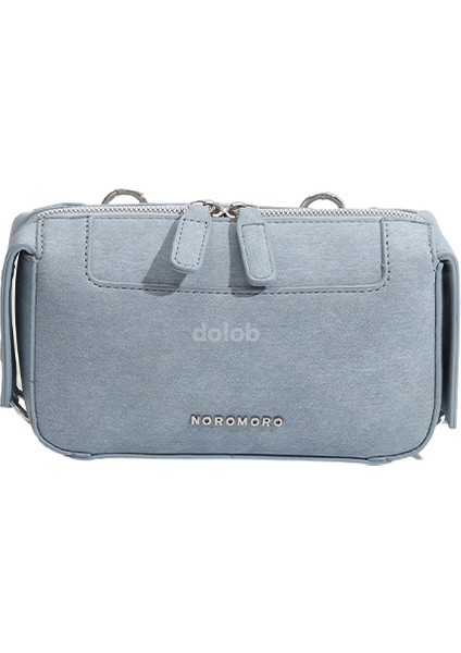 Moda Rahat Koltuk Altı Küçük Kare Çanta 2023 Yeni Niş Kot Mavi Mini Trend Messenger Çanta (Yurt Dışından)