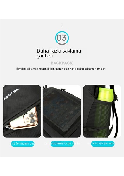 Yeni Katlanır Çanta Çok Fonksiyonlu Açık Hafif Dağcılık Çantası Katlanır Omaralar Çanta Seyahat Su Önleyen Günü Sırt Çantası (Yurt Dışından) fırsatları