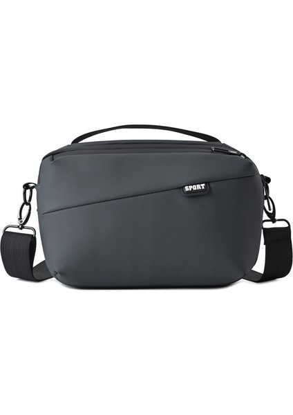 Gündelik Erkek Tek Omuz Crossbody Çanta Iş Gidiş Taşınabilir Moda Göğüs Çanta Men's Wallet (Yurt Dışından)