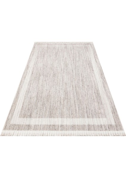 Gri Modern Polyester Makine Halısı