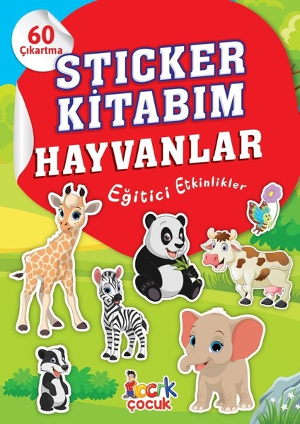 Stıcker Kitabım Hayvanlar - Tuba Öztürk