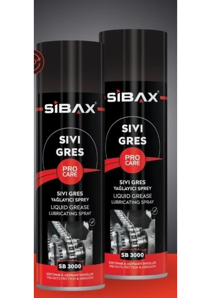 Sıvı Gres Yağlayıcı Sprey 500 ml (Adet)