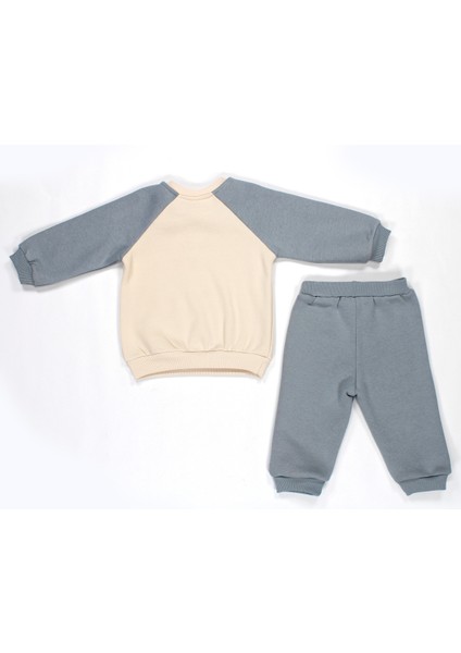 Nakış Fil Detaylı 3 Iplik Ikili Bebe Takımı modelleri