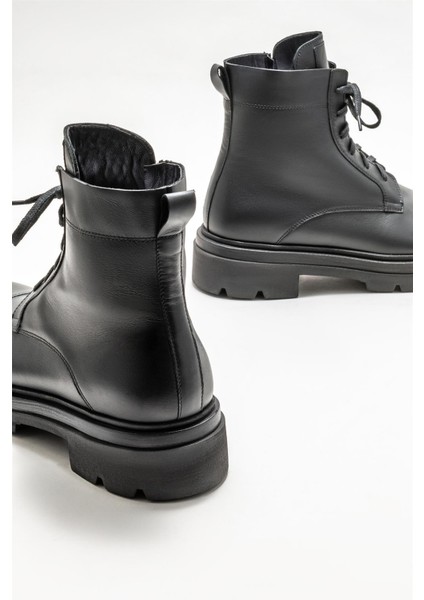 Siyah Deri Erkek Günlük Bot fırsatları