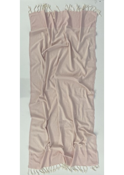 Feriz Açık Pembe %100 Pamuk Yumuşak Dokulu Peştamal Havlu 90X180 cm