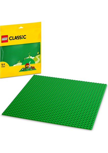 LEGO® Classic Yeşil Zemin 11023 - 4 Yaş ve Üzeri LEGO Severler Için Açık Uçlu Yaratıcı Yapım Seti (1 Parça)