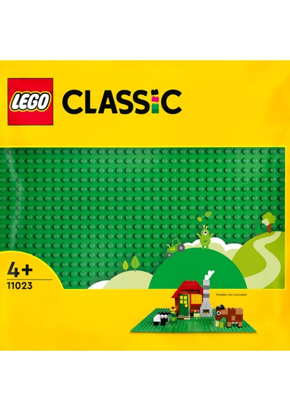 LEGO® Classic Yeşil Zemin 11023 - 4 Yaş ve Üzeri LEGO Severler Için Açık Uçlu Yaratıcı Yapım Seti (1 Parça)