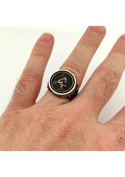 925 Ayar Gümüş Yay Burcu Yüzük indirimleri