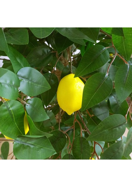 Limon Ağacı Tek Gövde 160CM, Yapay Ağaç, Saksılı indirimleri